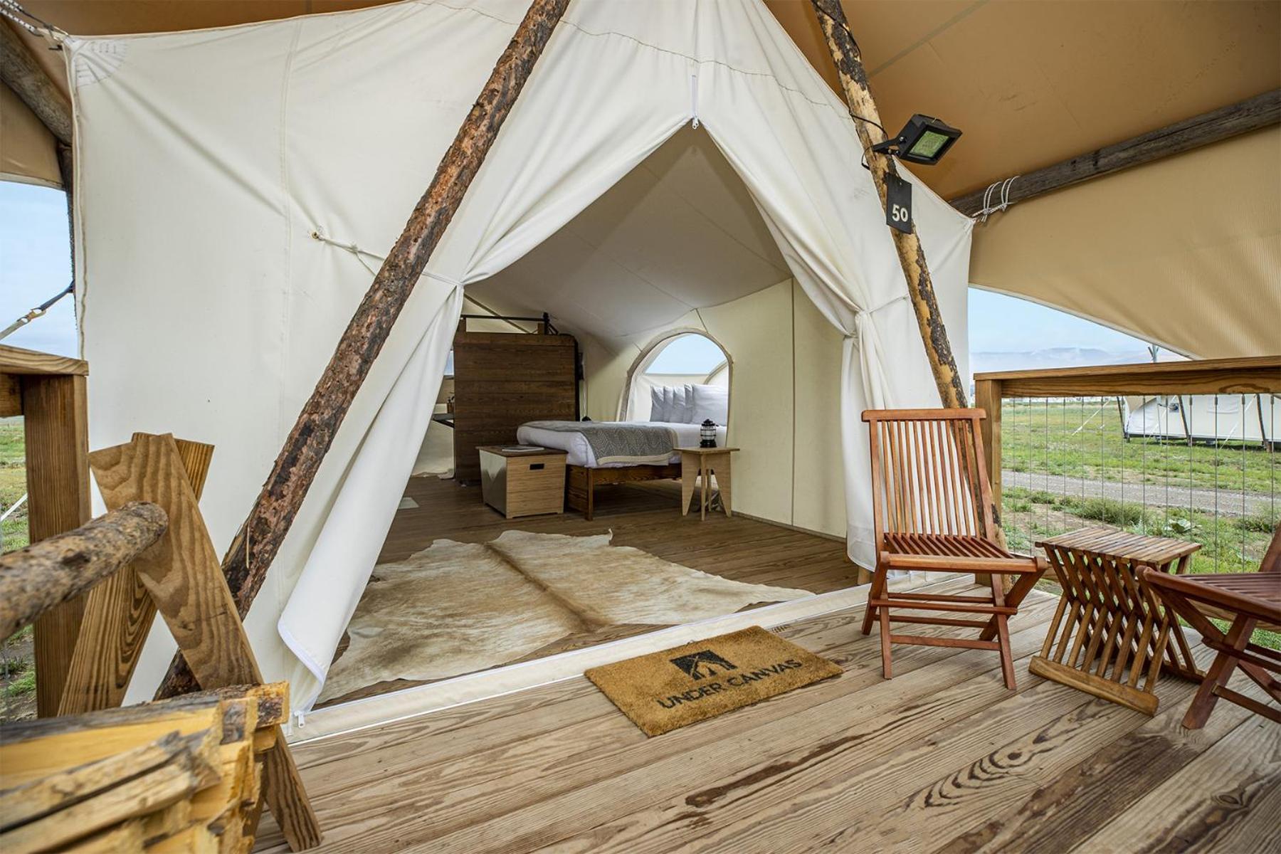 Under Canvas North Yellowstone - Paradise Valley ليفينغستون المظهر الخارجي الصورة