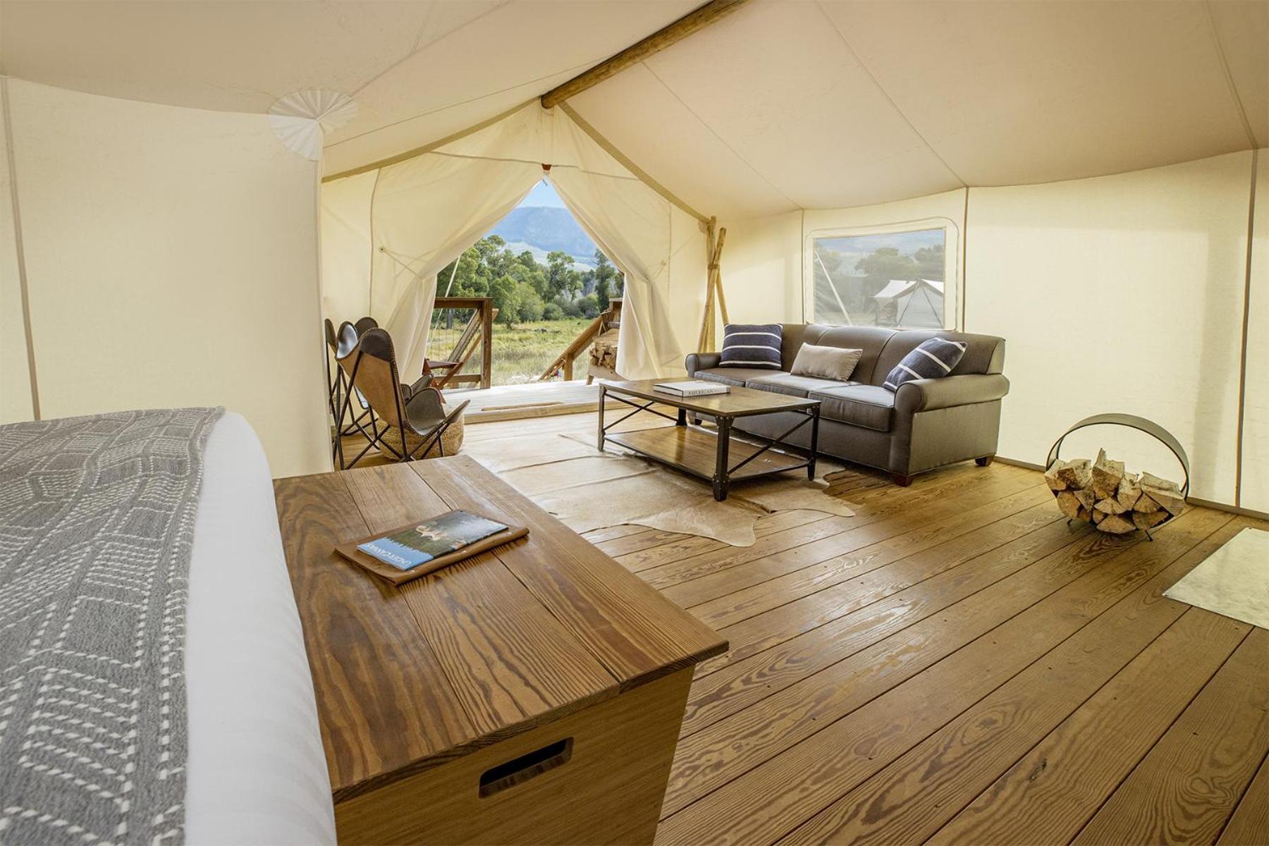Under Canvas North Yellowstone - Paradise Valley ليفينغستون المظهر الخارجي الصورة