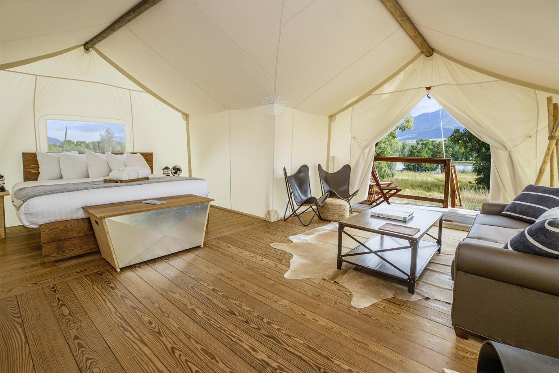 Under Canvas North Yellowstone - Paradise Valley ليفينغستون المظهر الخارجي الصورة